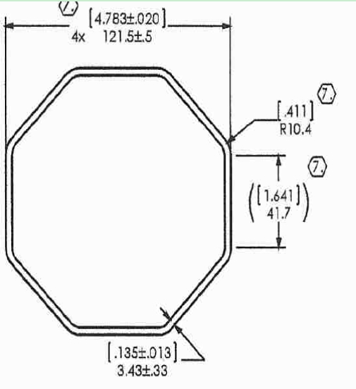 Factory wholesale Cold drawn octagonal steel tube with deep processing