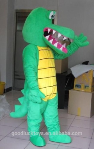 fursuit Customized Cartoon Character crocodile Mascot Costumes for Adult