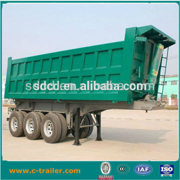 2015 China 3 axles 60T tipper semi trailer side dumping semi trailer truck for sale