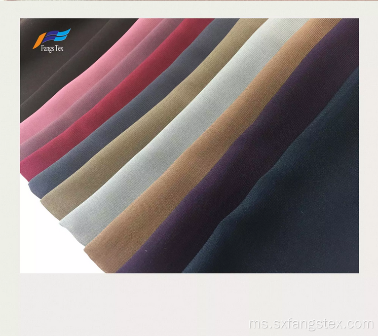 Fabrik Chiffon Wool Benang Dicelup 50D Panas