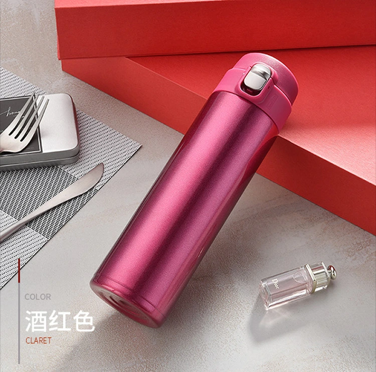 Wholesale Stainless Steel 500ml Vacuum Cap Office Mug, Customized Water Bottle