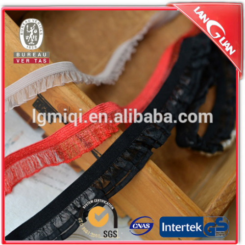 1cm width multi-color for bra lace elastic tape
