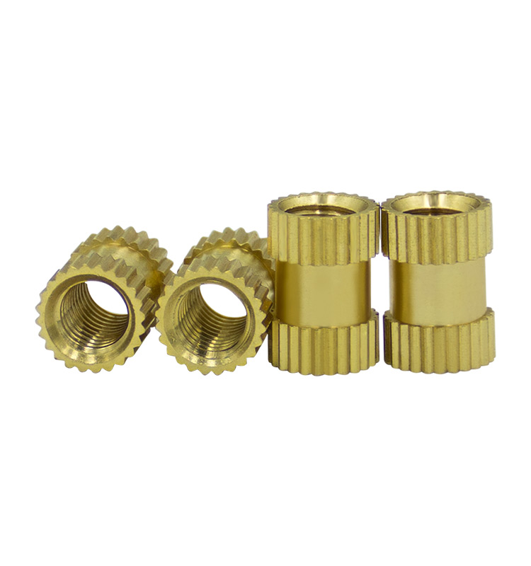 Customized press-in Brass Knurled Insert Thread Nuts