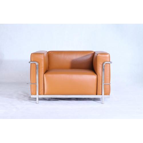 Le Corbusier LC3 one seater sofa armchair