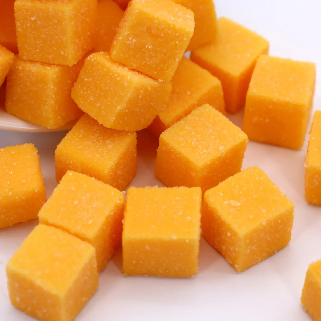 Good Quality Soft Cubes 500g Per Bottle Mango Candy