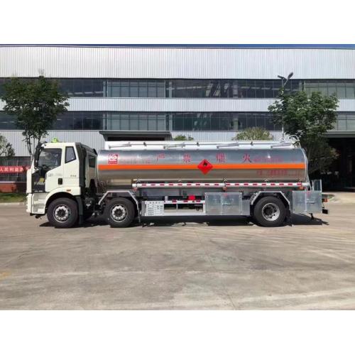 Faw 6x2 Oil Tanker Truck Stainless Steel Aluminium Alloy