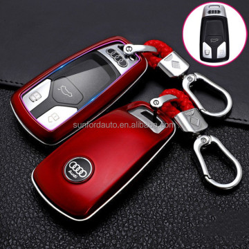 Leather Car Key Case Cover Shell for BMW