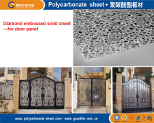 High Impact Strength Polycarboante Diamond Embossed Sheet for Door Panel