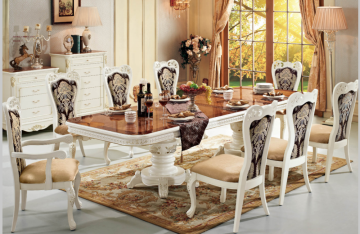 Antique dining table,European dining table,soild wood table and furniture