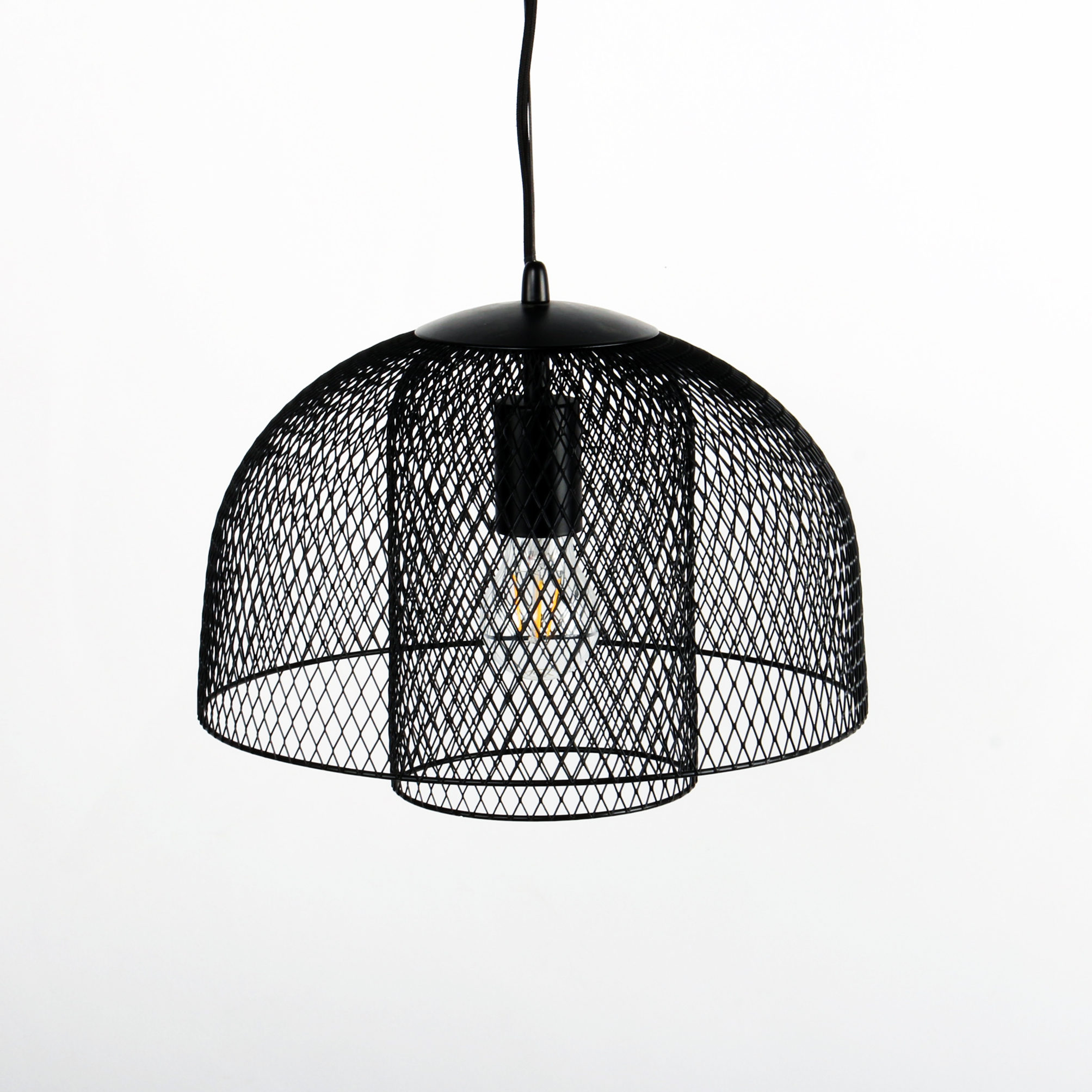 Double layered mesh shade pendant light (3) Double layered mesh shade pendant light (3)