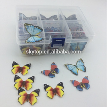 Edible Butterflies printed by edible wafer paper and edible ink
