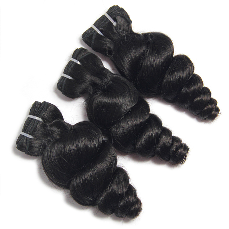 100% Indian  hair bundles wholesale,hot selling Indian  hair loose wave bundles,loose wave bundles human hair