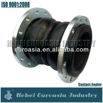 DIN Standard Double-Sphere Flanged Rubber Expansion Joints PN16