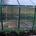 Power Coated Estacas en espiral de planta de tomate de 7Mm