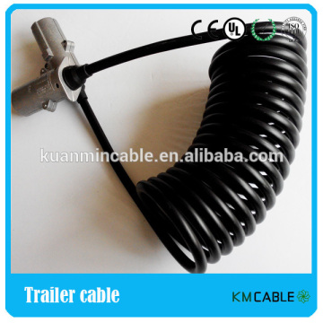 trailer cable with customized working length