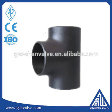 SCH40 welding carbon steel 6 inch equal tee