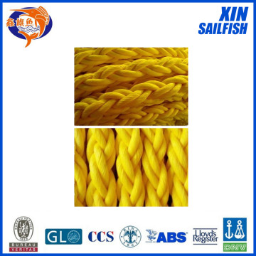 eight strand polyethylene marine rope