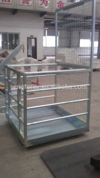 working platform in forklift loaders mounting platform