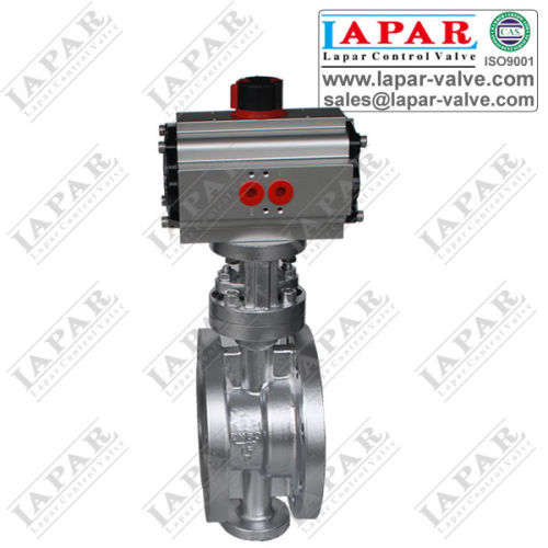 Triple Eccentric Forged stainless steel Butterfly valve