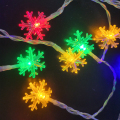 Snowflake a forma di luci a led natalizie