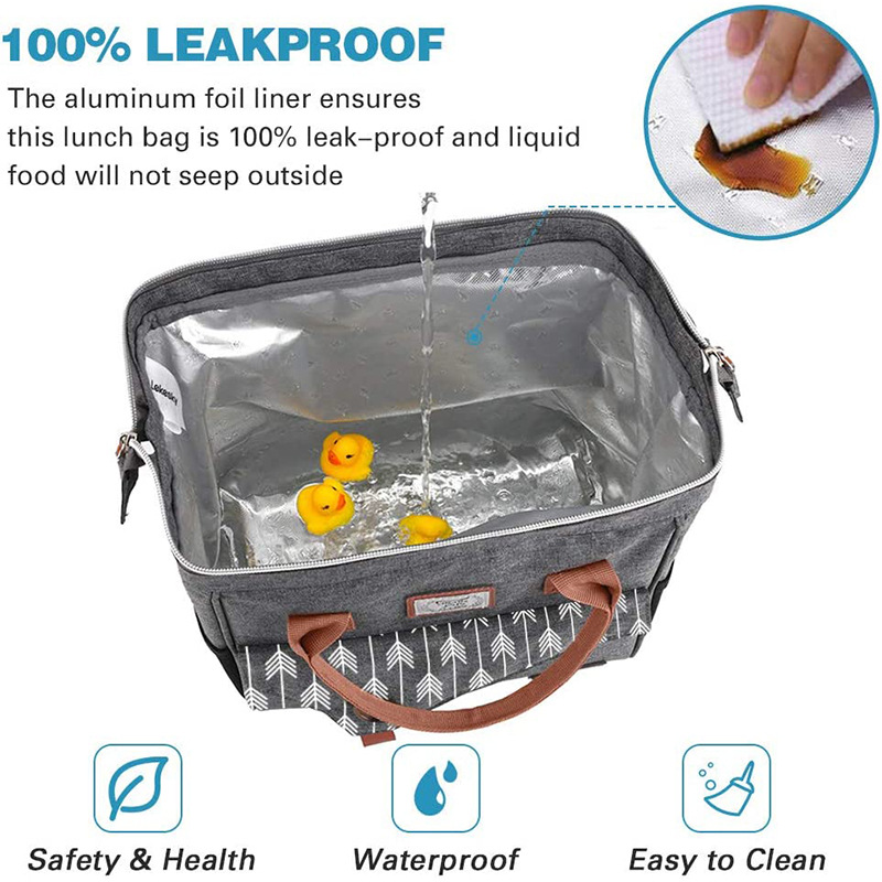 Waterproof Picnic Thermal Basket Insulated Cooler Bag