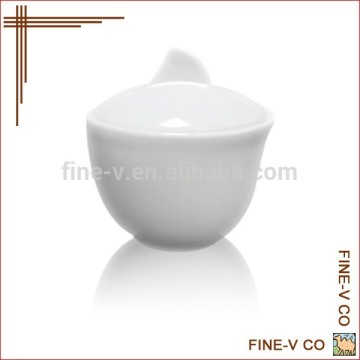 Pine cone shaped ceramic sugar pot