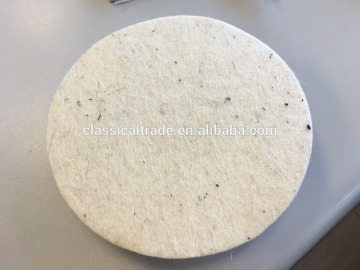 Felt polishing pad