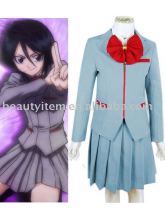 Custom-made Kuchiki Rukia School Uniform Cosplay Costume from Bleach