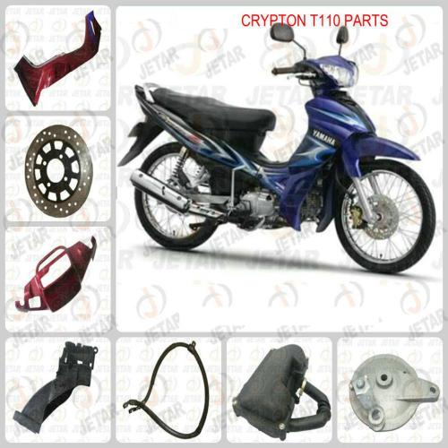 Silenciador/amortiguador/carburador/YAMAHA crypton 110 piezas