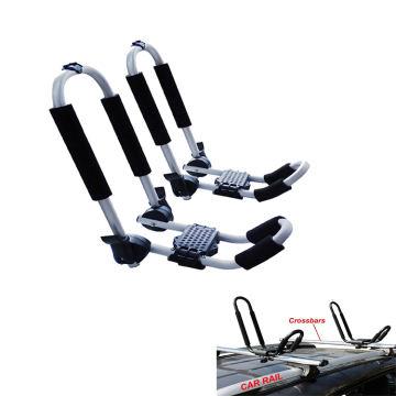 J Style Foldable Aluminum Kayak Carrier Holder Car Roof Rack