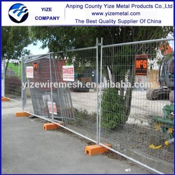 temporary fence with plastic feet / welded wire fence mesh 80x150mm export to New Zealand , Canada , Australia