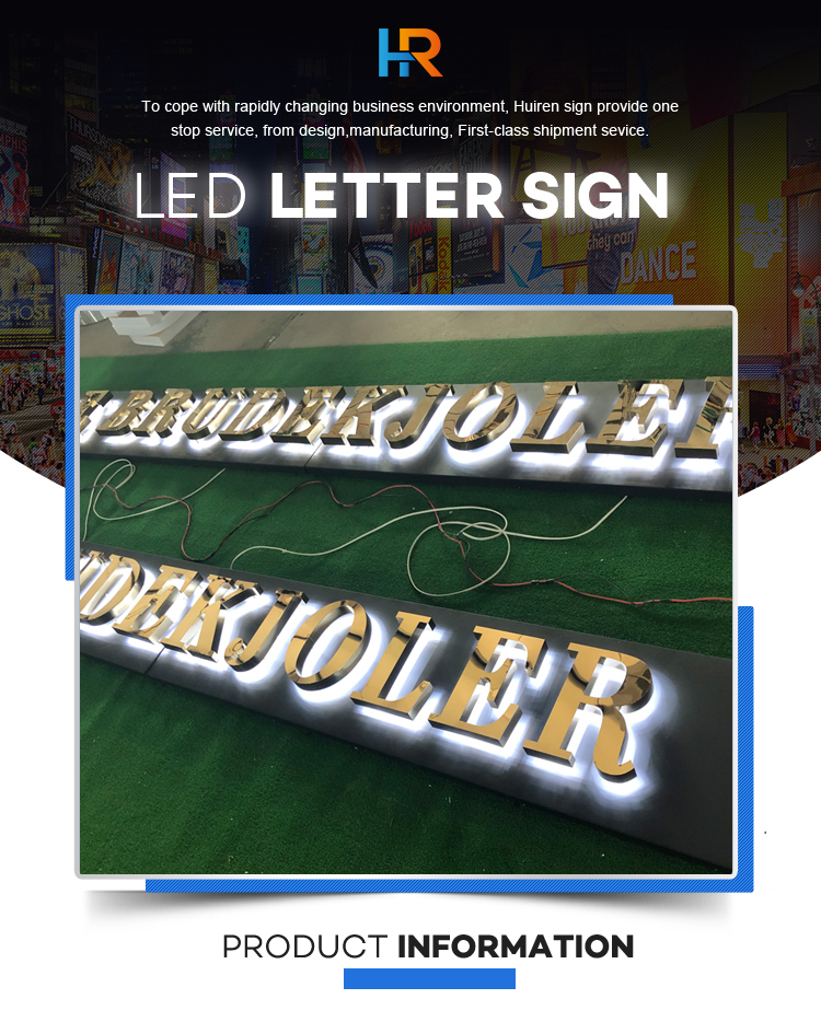 3d Logo Luminous Letters Sign Maker Stainless Steel Backlit Metal Channel Led Letter