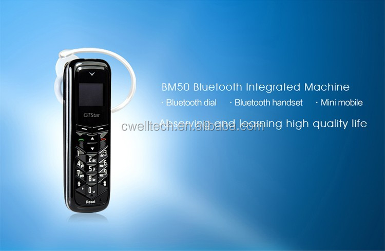 Super Mini Size GTstar BM50 Quad Band GSM 0.66 Inch OLED Screen Mini cell phone