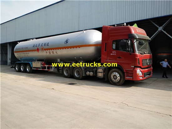 62m3 Tri-axle Bulk Propane Tank Trailers