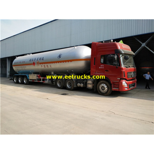 62m3 Tri-axle Bulk Propane Tank Trailers