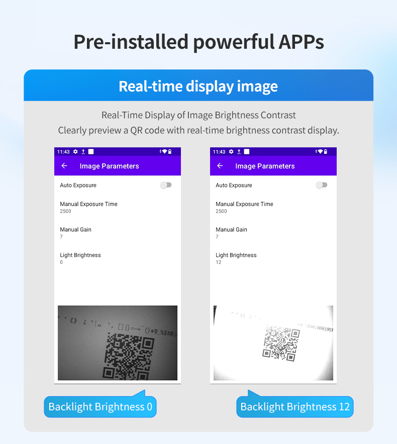 2025 Android Barcode Scanner 5000mAh Handheld Rugged Android 14 PDA  4G Wi-Fi Data RFID Inventory 1D/2D/QR Inventory Scanner T55