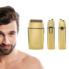 Twin Blade Waterproof Electric Foil Shaver - Manufacturer's USB Beard Shaver