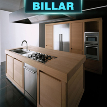 Foshan America project pine kitchen cabinet