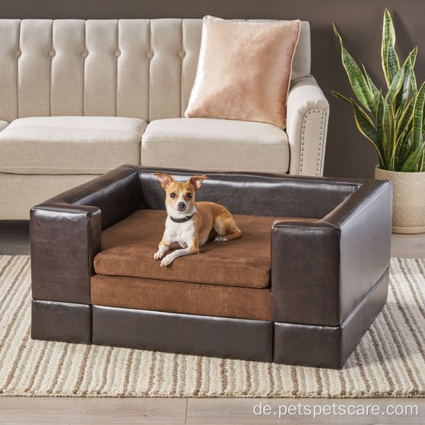 Rechteckige kuschelige Sofa Haustierhundbett groß
