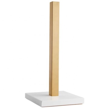 Marble Base Copper Plated Kitchen Standing Paper Towel Roll Holders
