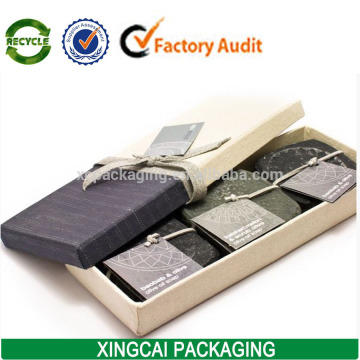 luxury natural kraft handmade soap packaging box