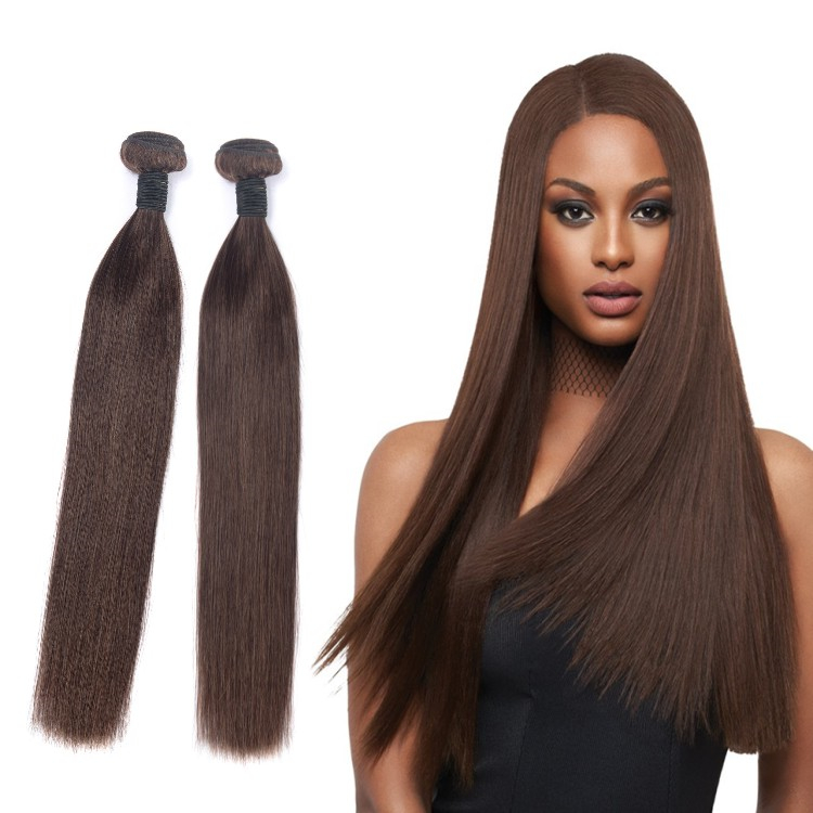 Wholesale Mink Brazilian One Tone Brown Color Virgin Cheap Human Hair Extensions