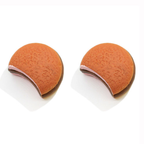 Carino Prendi un morso Biscotti dolci Cabochons in resina Adorabile Divertente Dessert Casa delle bambole Artigianato alimentare per orecchino Creazione di gioielli fai da te