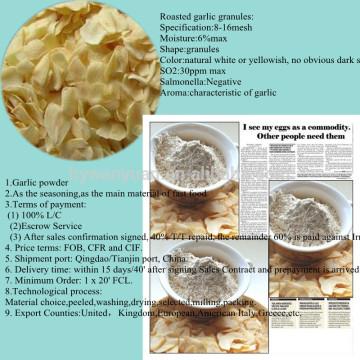 grade a fried garlic granules