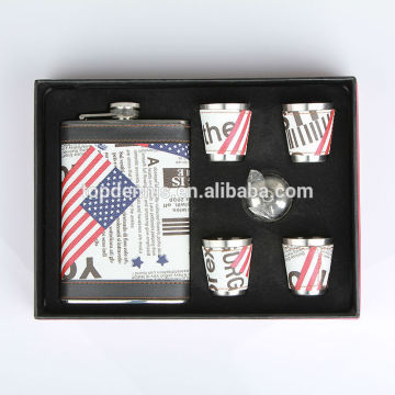 luxury mini hip flask gift set