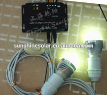 Solar controller with light and time