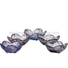 Handmade Flower Shaped Glass Dish