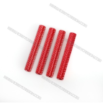 Black M3 * 5.0 * 25mm 6061 aluminio standoffs Hobbycarbon