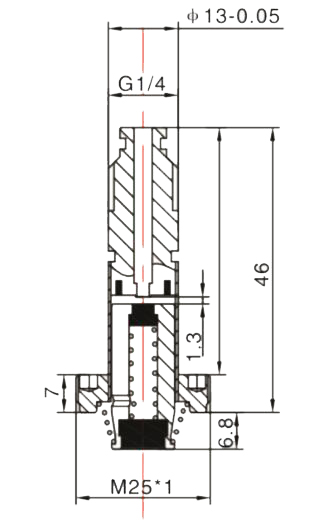 Dimension of BAPC313031360 Armature Assembly: