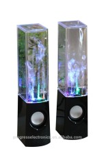 square water dancing speakers with beautiful LED light